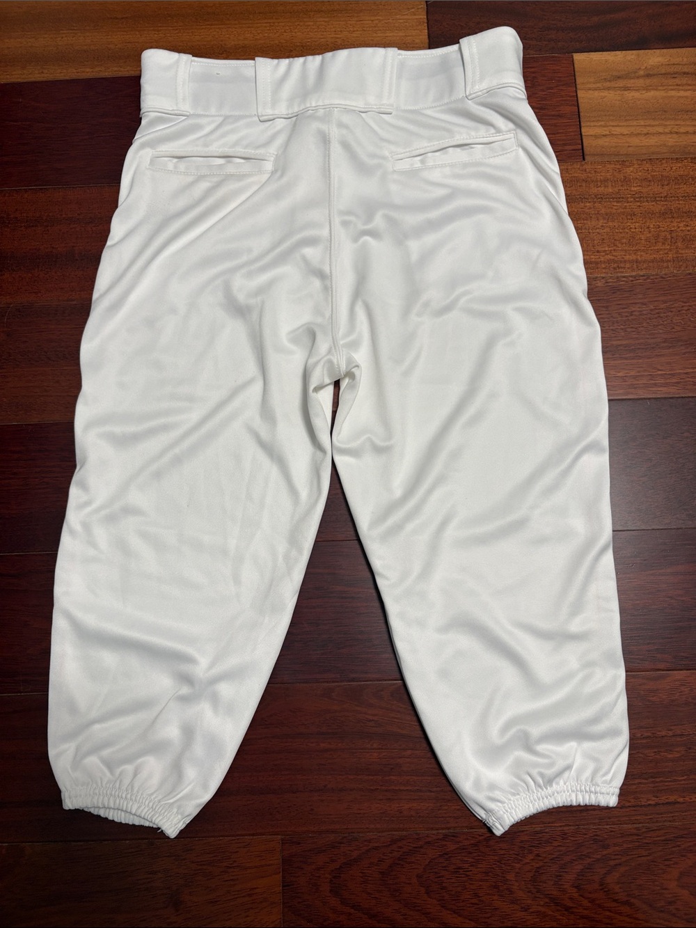 Never Worn Rawlings White Mens Baseball Pants with Red Piping - Picture 3 of 3